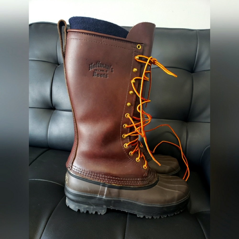 Hoffman Boots Men's 12" Double Insulated Guide Boots - Brown